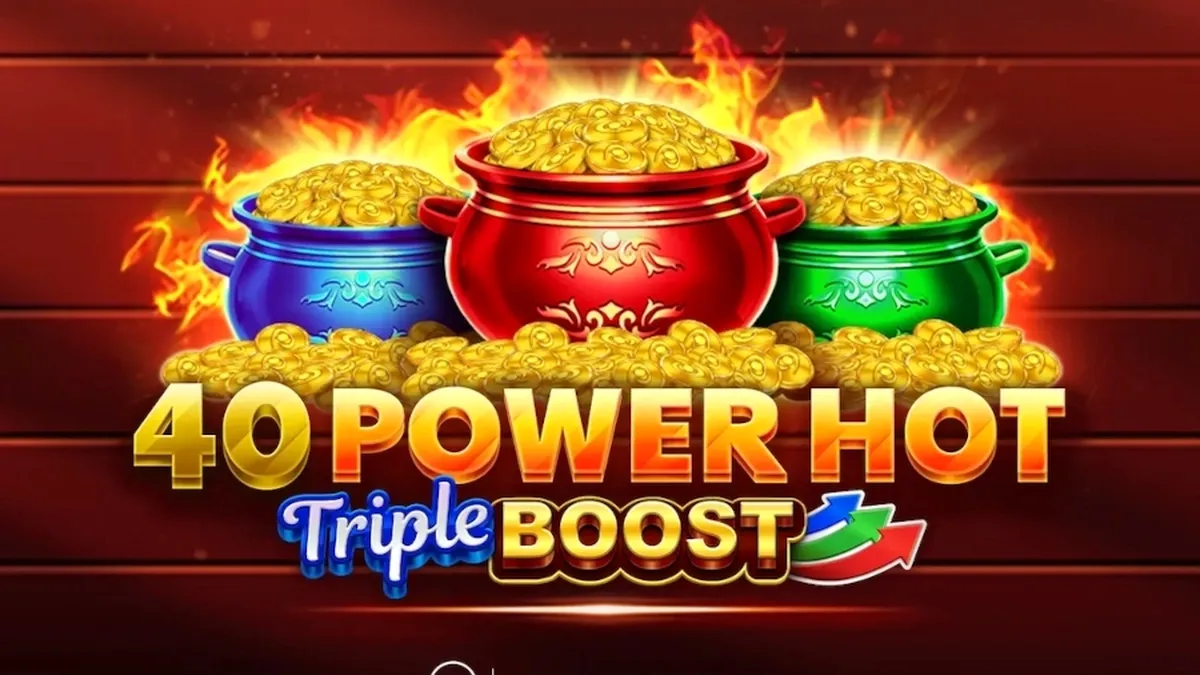 40 Power Hot Triple Boost سلاٹ گیم کا انٹرفیس